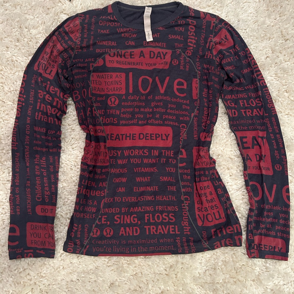 Rare Vintage Lululemon Long Sleeve